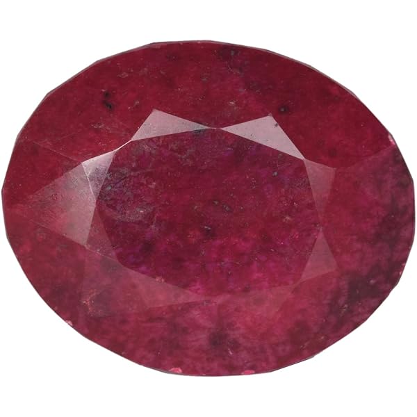 Amazon.com: GEMHUB 天然紅寶石2028.5 克拉橢圓形SI1 淨度巨大級紅寶石