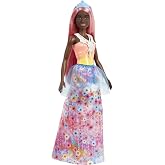 Barbie Dreamtopia Royal Fashion Doll with Light-Pink Hair &amp; Sparkly Bodice Wearing Removable Skirt, Shoes &amp; Headband Accessory