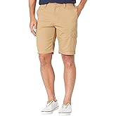 BELTED TWILL CARGO SHORTS
