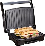 Sensio Home Panini Press Sandwich Toaster Health Grill Non-Stick Plates