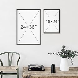 MUDECOR Framed Canvas Print Wall Art Set Misty