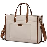 LOVEVOOK Lunch Bag Women Fashion,Lightweight Large Capacity Insulated Lunch Box for Office Work Picnic,Nude-Apricot,M