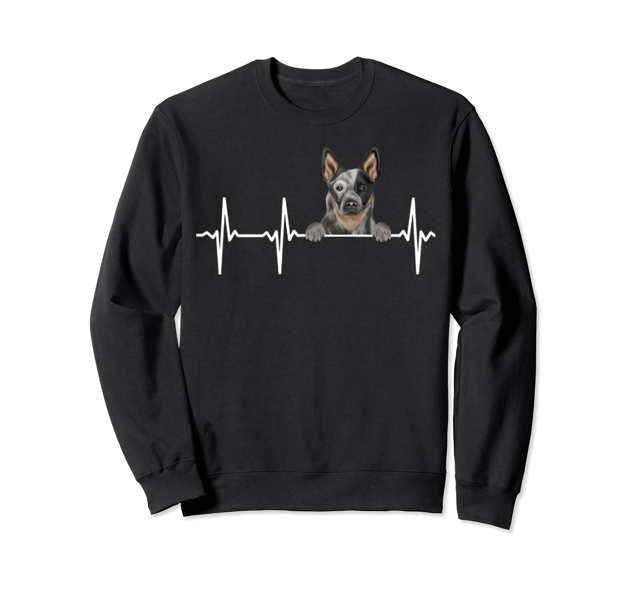 Funny Dog Heartbeat For Australian Cattle Dog Lovers Sweatshirt