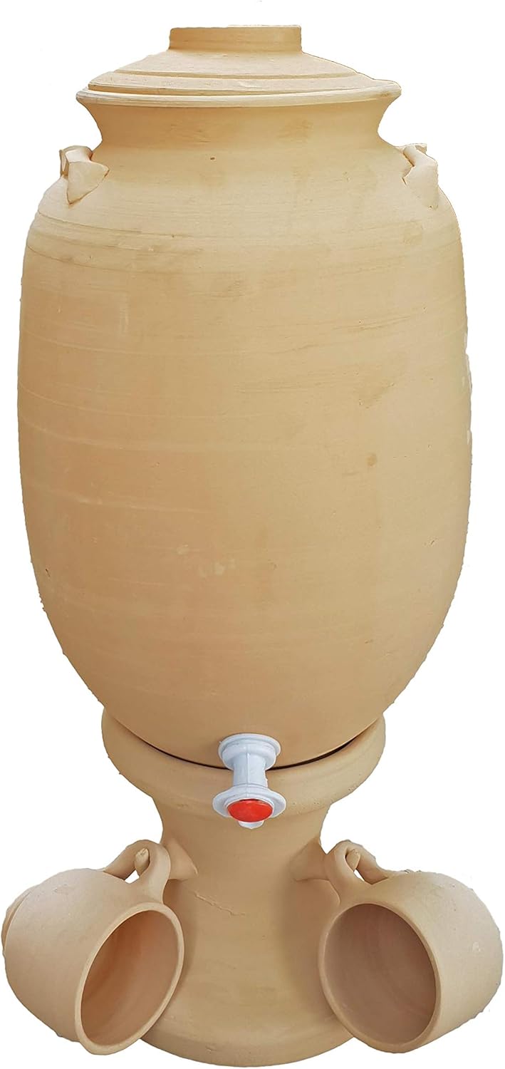 Clay Earthen Terracotta Mud Pot Drinking Water Dispenser/Water Cooler