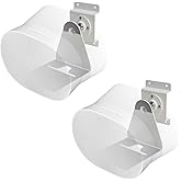 shinar Metal Wall Mount Compatible with Sonos Era 300 Swivels up to 360° / Tilts -70° / +70° Rotation Without Adjusting Screws Max. 12 kg (2-Pack, White)