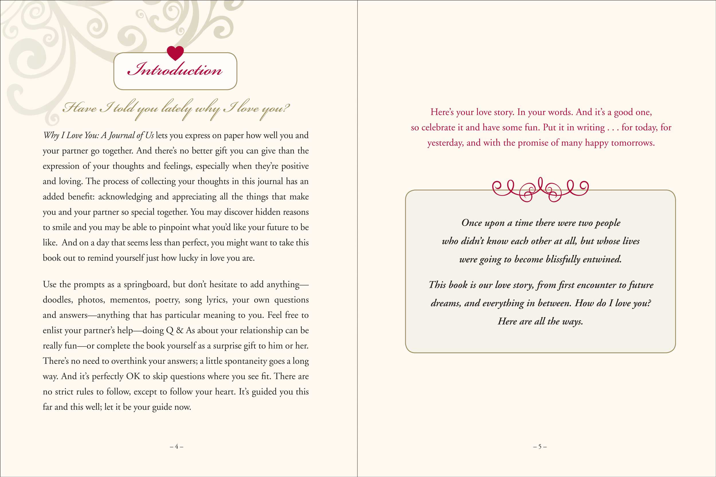 Why I Love You: A Journal of Us (What I Love About You Journal)
