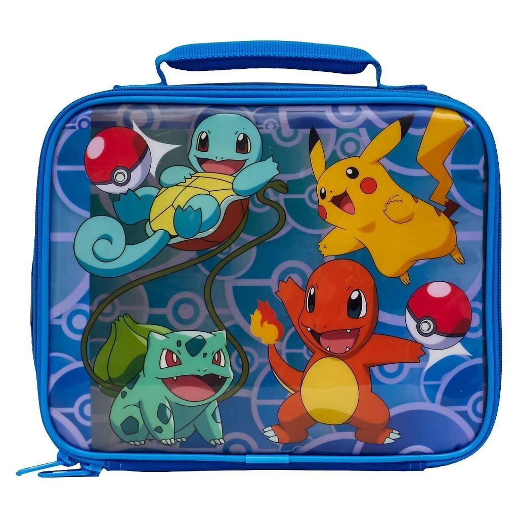 Pokemon Pikachu Squirtle Bulbasaur And Charmander Lunch Kit 10 X 4 X 8 Inches 9 71zb hs5LvL