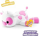 Hug-A-Lumps Cow Medium Clover by ZURU Weighted Plush Cuddly Squishy view 3