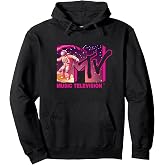 Official MTV Logo - Surfing Astronaut in Space Pullover Hoodie