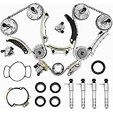 3.6 Timing Chain Kit w/VVT Sprocket VCT Solenoid for 2.8L 3.0L 3.6L Chevy Equinox Malibu Traverse GMC Acadia Cadillac CTS SRX Buick Enclave V6 Engine engine timing set Replace # 9-0753S 9-0753sx