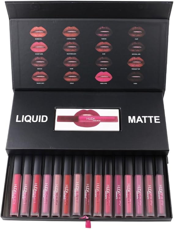 huda beauty 16 lipstick set original