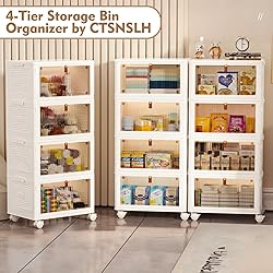 CTSNSLH 4 Tier Plastic Storage Bins and Boxes
