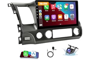 For Honda Civic 2006 2007 2008 2009 2010 2011 Carplay Wireless Android Auto, 10.1 Inch IPS Touch Screen, Android 11 Car Radio