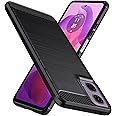 Natbok Designed for Moto E14/Moto G24 Power/Moto G04/G04s/Moto G24 Case,Flexible TPU [Brushed Texture] [Anti-Slip] Shockproof Military Protection Bumper Phone Case,Slim Case Cover for Moto G24
