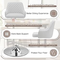 VECELO Adjustable Bar Stools Set of 2, Bar Height