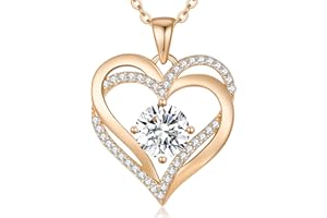 LOUISA SECRET Rose Gold Infinity Heart Bracelet for Women, Adjustable Chain 925 Silver Link Birthstone Bracelets, Best Anniversary Birthday Jewelry Gifts for Women Mom Wife Her