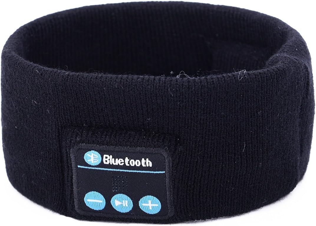 LiangGui Bluetooth Headband Headphones for Sleeping Sports Wireless Stereo Sleep Headset Black 1 Pcs