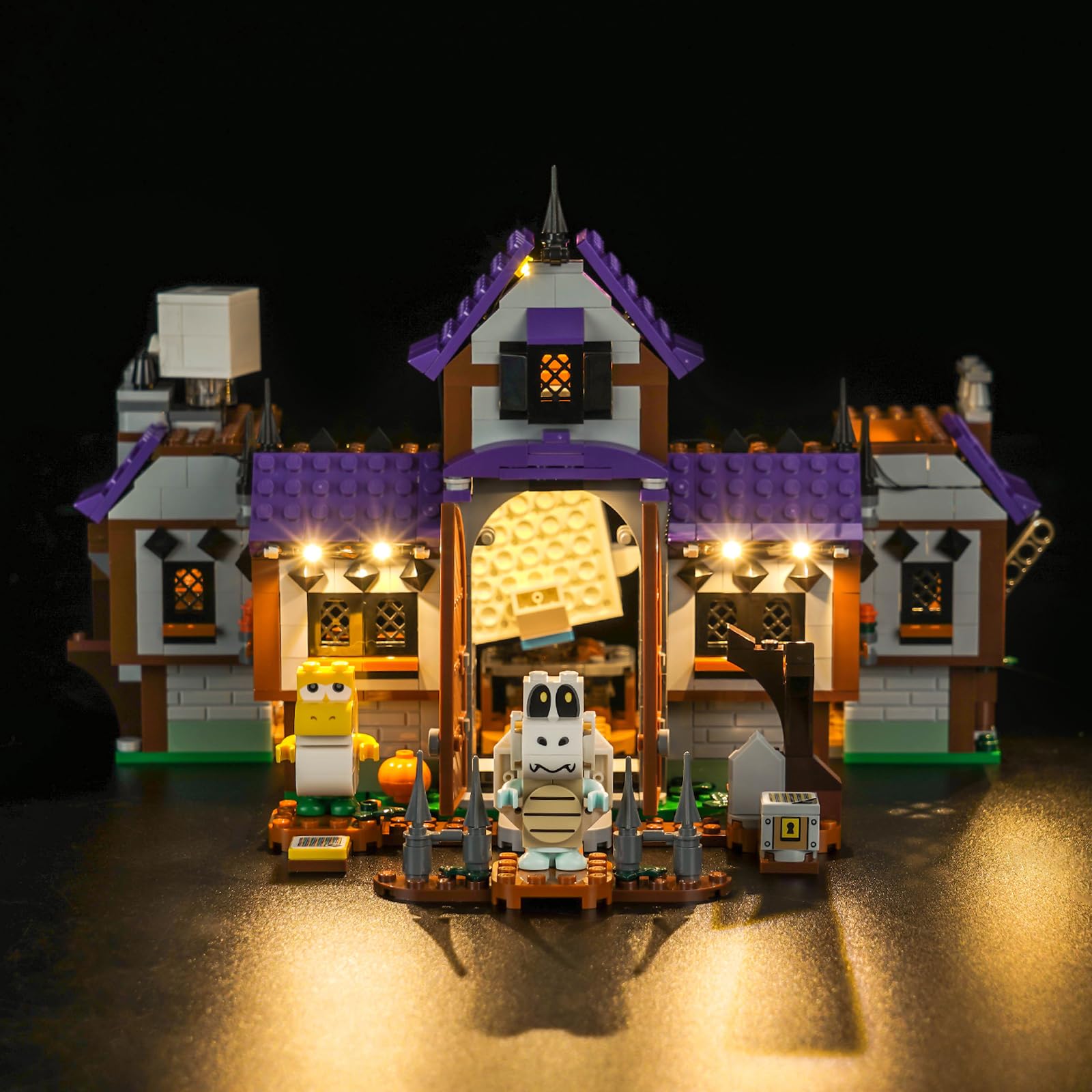 Led Light Set Compatible with Lego King Boo's Haunted Mansion (No Model), Decoration Lighting Set for 71436 King Boo's Haunted Mansion Creative Toys — image 1
