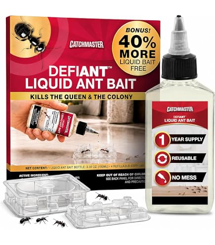 Amazon.com : Rockwell Labs ITAB004 InTice Thiquid Ant Bait, 4