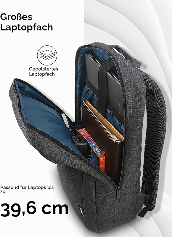 [Tasche] 15,6 Zoll Casual Laptop Rucksack B210 (wasserabweisend), works with Chromebook (WWCB), schwarz, GX40Q17225, 453 g (0.90 lbs)