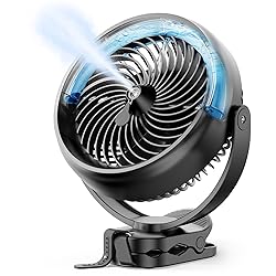 Koonie 10000mAh Battery Operated Misting Fan with