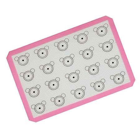 inchant 2 unidades silicona para hornear galletas juego de sábanas ...