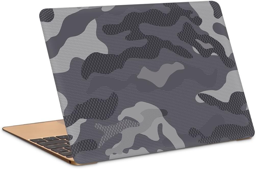 Postergully 14.1" Laptop Skin - Camouflage Grey and Black