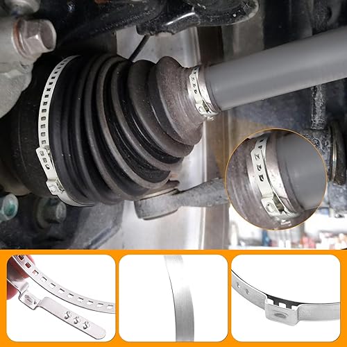 Auto Stainless Steel Adjustable Cv Joint Axle Boot Clamp - View #8