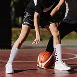 Zuimei 3 Pairs Football Grip Socks Men Anti Slip Sports Breathable White view 7