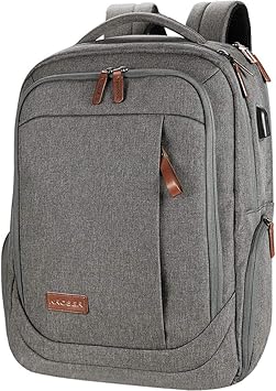 KROSER Laptop Backpack Large Computer Backpack Fits up to 17.3 Inch Laptop with USB Charging Port