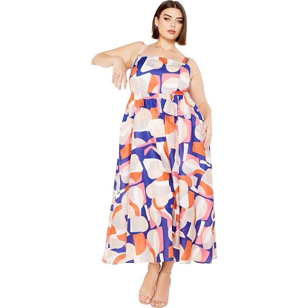 City Chic Plus Size Dress, Stripe Zaya Dress at Amazon Women's Clothing  store