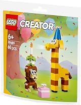 LEGO Creator Birthday Party Animals Paperbag Set 30689 60 pcs view 3