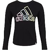 adidas Girl's Long Sleeve Side-Vent Tee (Toddler/Little Kids)