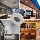 Sweier 4XSweier 90 Minute Fire Rated LED Downlights IP65 GU10 White Set of 4 view 6