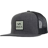 RVCA Men's Trucker Hat, Adjustable Snapback Cap for Streetwear &amp; Skating, Lightweight Breathable All-Day Comfort