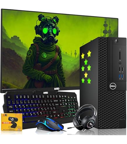 Amazon.com: Dell Desktop PC Gaming Bundle - Core i7, 16GB RAM, 1TB