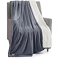 UGG 23854 Bliss Cozy Soft Double Sided Fleece Bed Blanket Luxurious Extra Large Plush Flannel Winter Throw for Couch and Bed Hotel Style Comfort Home Decor and Ultimate Warmth, 50 x 70-inch, Imperial