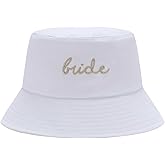 Bride Hat White Simplicity Hat Single Party Gift Bucket Hat