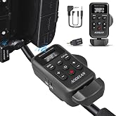 Upgraded Wireless Camcorder Remote Control Zoom Controller with LANC | or Remote Jack 2.5 mm, Lens Zoom Focus Iris Camera Control for Canon XA50, XA55, XF405, G60, G26; for Sony NX80, NX3, NX200