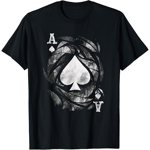 Amazon.com: Wild Card Wildcard Ace of Spades T-Shirt : Clothing