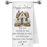 Trenstise House Warming Gifts New Home Kitchen Towels, Housewarming Gifts for Women, New Homeowner Gift Decorative Dish Tea Hand Towels for Kitchen Bathroom, 16x24 Inch
