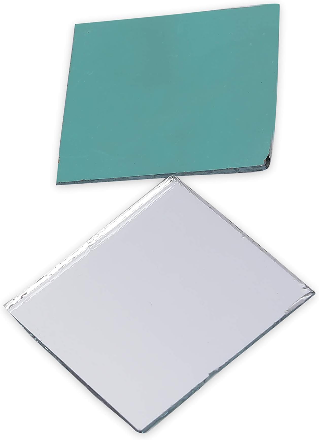 Glasso Square Glass Mirror 5mm 350 Pieces for Arts & Crafts Project Framing Decoration Embroidery