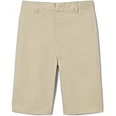 French Toast Boys' Adaptive Bermuda Shorts with Hook and Loop Closure