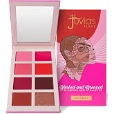Juvia&rsquo;s Place Blushed &amp; Bronzed Blurring Pro Palette Volume 1 &ndash; 8 Shade Blush &amp; Bronzed Palette, Matte &amp; Shimmer Finishes, Buildable Pigment, Soft-Focus Powder, Sculpting and Blush Palette w/Mirror