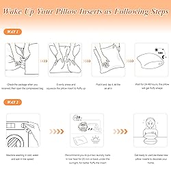 Yettbea Throw Pillows Insert 14'' x 14'' Set of