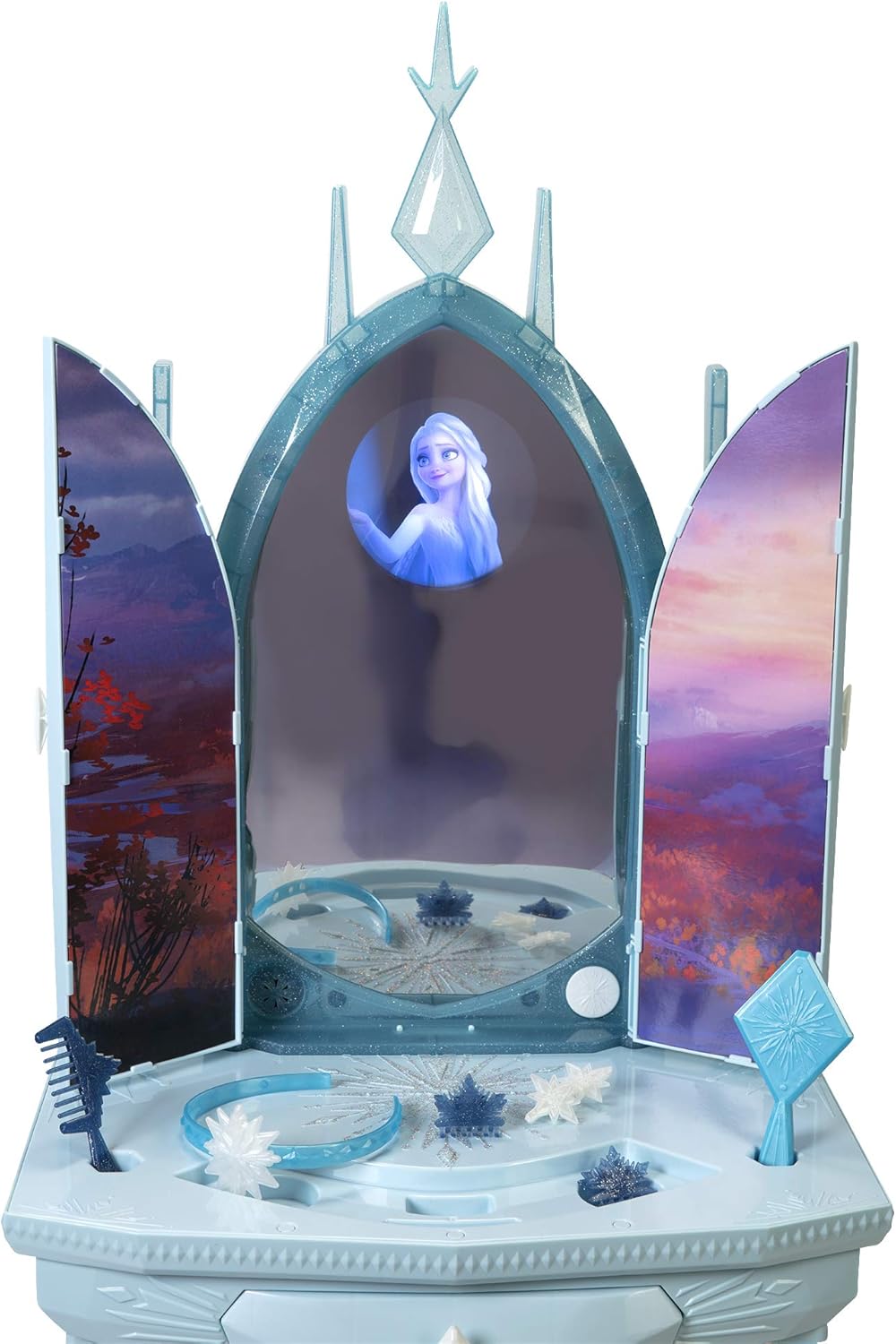 disney frozen 2 elsa's enchanted ice vanity