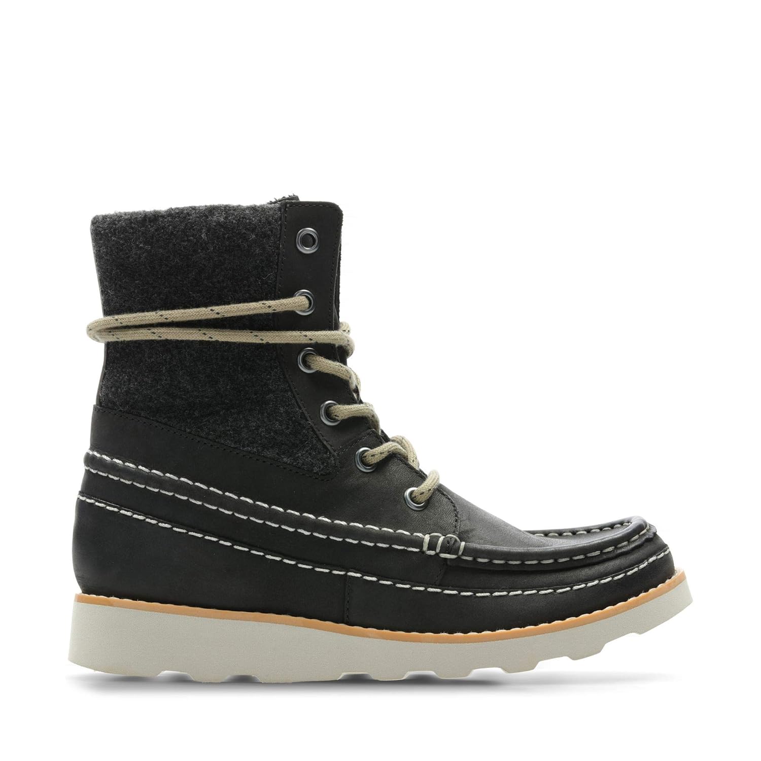 clarks boots kids black