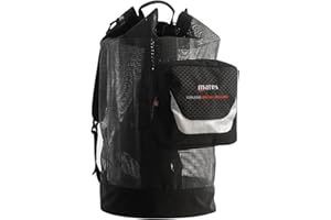 Mares Cruise Mesh Deluxe Backpack - Compact Lightweight Mesh Diving Gear Sports Bag w/Drainage Holes, 123.5 Liter Capacity