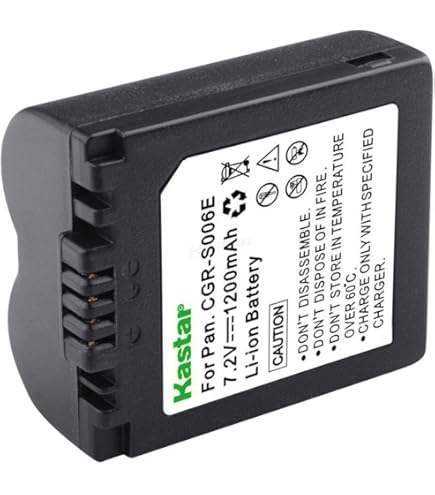 Amazon.com : Kastar Camera Battery Replacement for Panasonic Lumix
