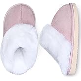 IceUnicorn Kids Slippers Girls Boys Fuzzy House Shoes Warm Memory Foam Slippers Bedroom Slides for Indoor Outdoor